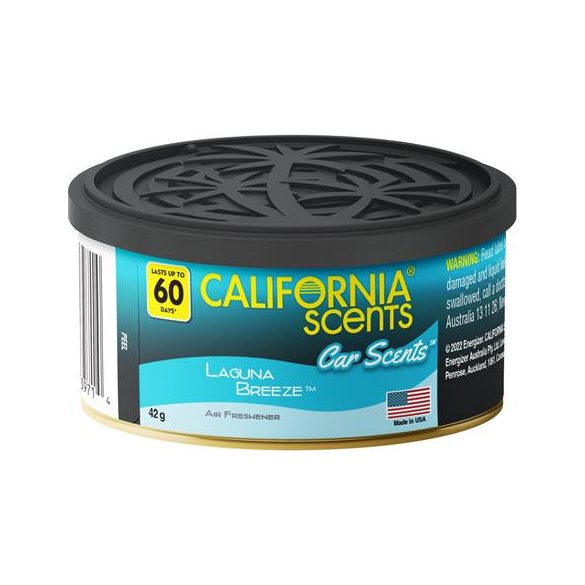 Autóillatosító konzerv, 42 g, CALIFORNIA SCENTS "Laguna Breeze"