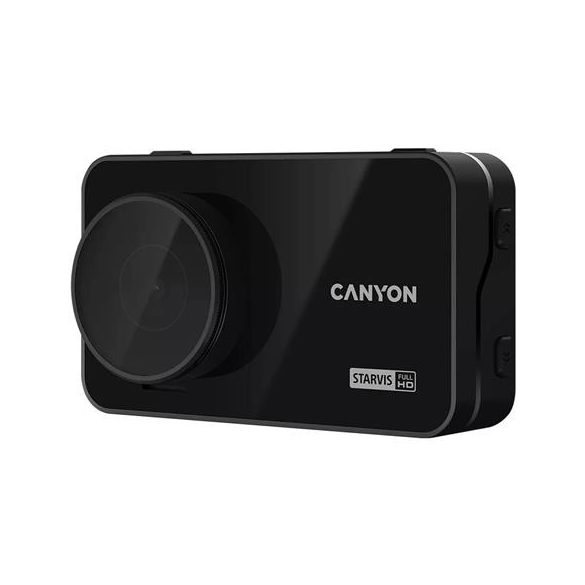 Autós fedélzeti kamera, FullHD 1080p, 2MP, CANYON "DVR10GPS"