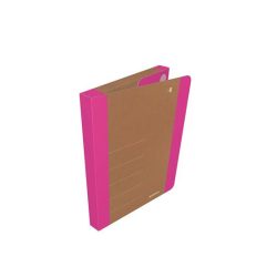   Füzetbox, 30 mm, karton, A4, DONAU "Life", neon rózsaszín