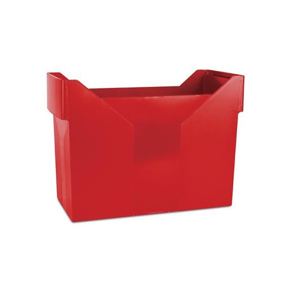 Függőmappa tároló, műanyag, DONAU, piros