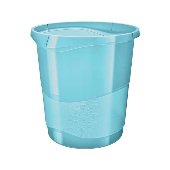 Papírkosár, 14 liter, ESSELTE "Colour'Breeze", áttetsző kék
