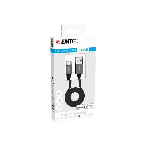 USB kábel, USB-A - microUSB, EMTEC "T700B"