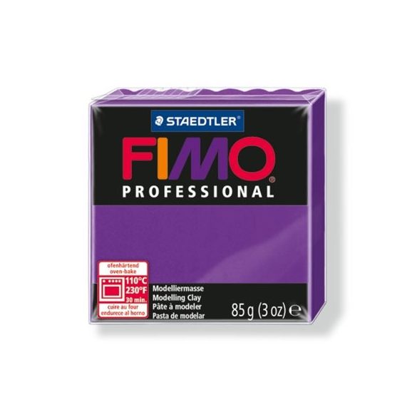 Gyurma, 85 g, égethető, FIMO "Professional", lila
