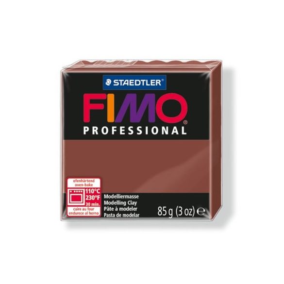 Gyurma, 85 g, égethető, FIMO "Professional", csokoládé
