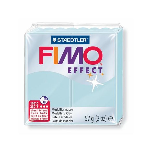 Gyurma, 57 g, égethető, FIMO "Effect", jégkristály