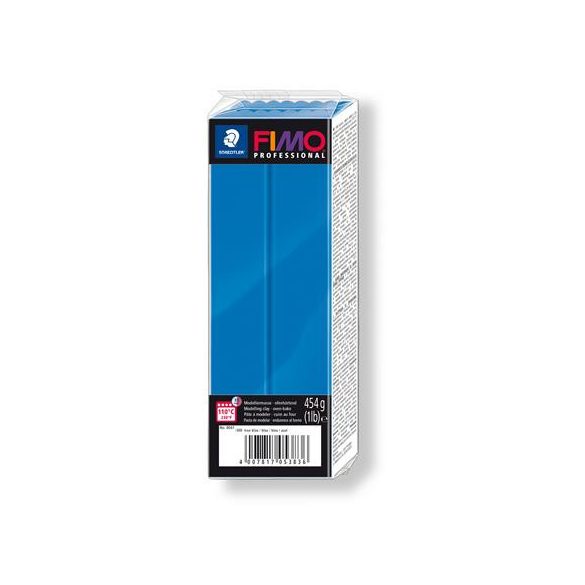 Gyurma, 454 g, égethető, FIMO "Professional", kék