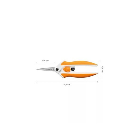 Varróolló, 15 cm, FISKARS "EasyAction™", narancssárga