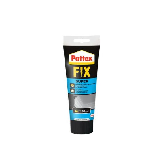 Ragasztó, építési, 250 g, HENKEL "Pattex Super Fix", fehér