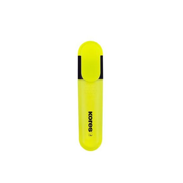 Szövegkiemelő, 0,5-5 mm, KORES, sárga