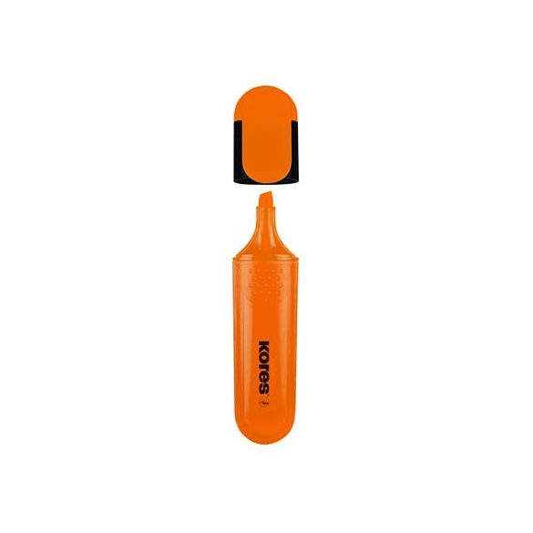 Szövegkiemelő, 0,5-5 mm, KORES, narancssárga