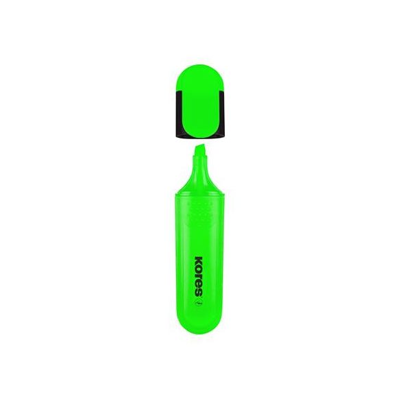 Szövegkiemelő, 0,5-5 mm, KORES, zöld