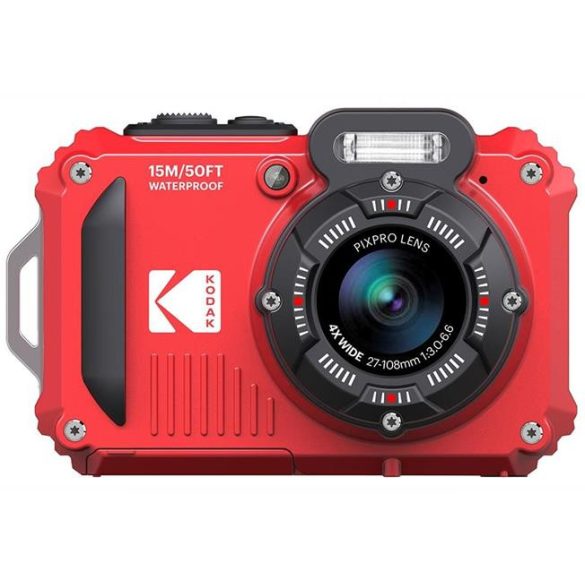 Fényképezőgép, digitális, KODAK "Pixpro WPZ2", piros