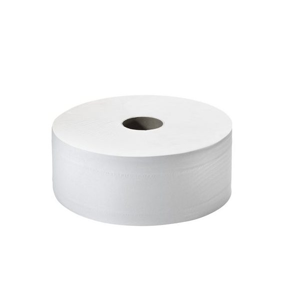Toalettpapír, T1 rendszer, 2 rétegű, 26 cm átmérő, TORK "Jumbo", fehér