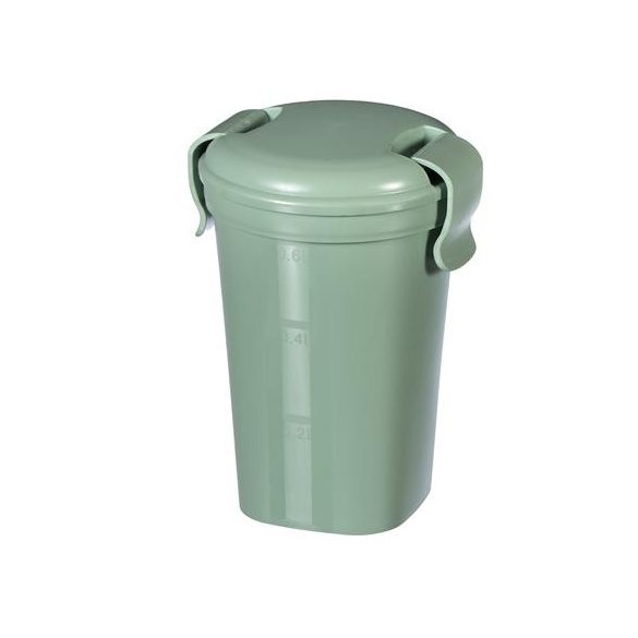 Ételtartó pohár, 600ml, műanyag, CURVER, "Lunch&Go", zöld