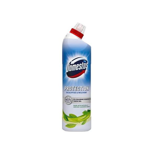 Általános fertőtlenítőszer, klórmentes, 0,7 l, DOMESTOS "Protection", eukaliptusz-vadmenta