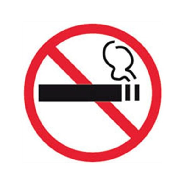 Információs matrica, tilos a dohányzás, APLI