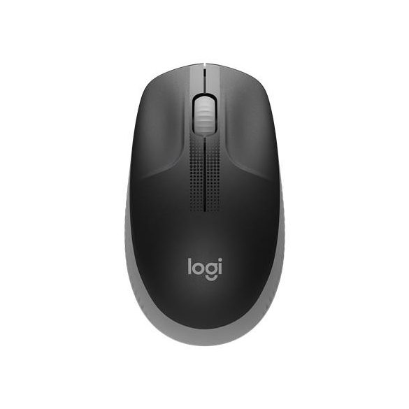 Egér, vezeték nélküli, optikai, USB, LOGITECH, "M190", fekete