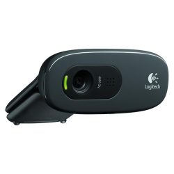   Webkamera, beépített mikrofonnal, USB, LOGITECH, "C270"