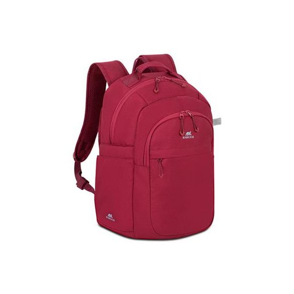 Hátizsák, notebook tartóval (14"), 16L, RIVACASE "5432 Aviva Urban", piros