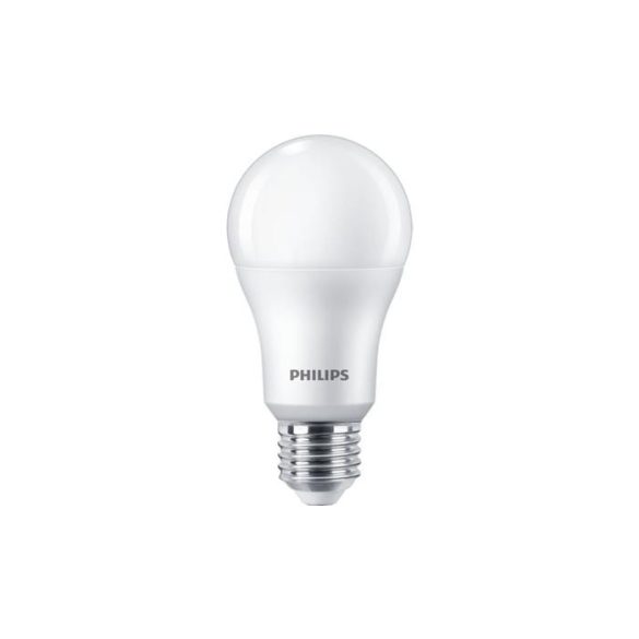 LED izzó, E27,gömb, 13W, 1521lm, 230V, 2700K, A60, PHILIPS "CorePro"