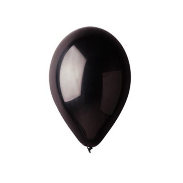Léggömb, 26 cm, fekete