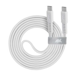   USB kábel, USB-C - USB-C, 1,2 m, RIVACASE "PS6005", fehér