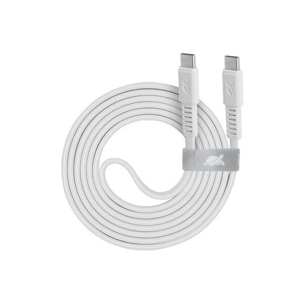 USB kábel, USB-C - USB-C, 1,2 m, RIVACASE "PS6005", fehér