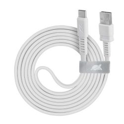   USB kábel, USB-USB-C, 1,2m, RIVACASE "PS6002", fehér