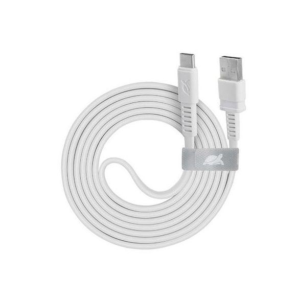 USB kábel, USB-USB-C, 1,2m, RIVACASE "PS6002", fehér