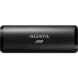   SSD (külső memória), 512GB, USB 3.2, 800/1000MB/s, ADATA "SE760, fekete