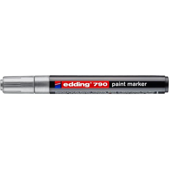 Lakkmarker, 2-3 mm, EDDING "790", ezüst