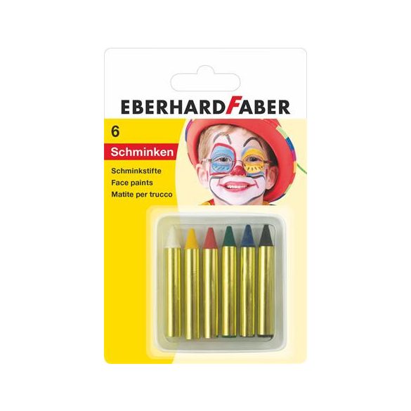 Arcfesték, EBERHARD FABER, mini, 6 különböző szín
