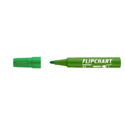  Flipchart marker, 1-3 mm, kúpos, ICO "Artip 11", zöld