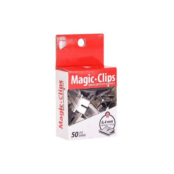 Kapocs, 6,4 mm, ICO "Magic Clip"