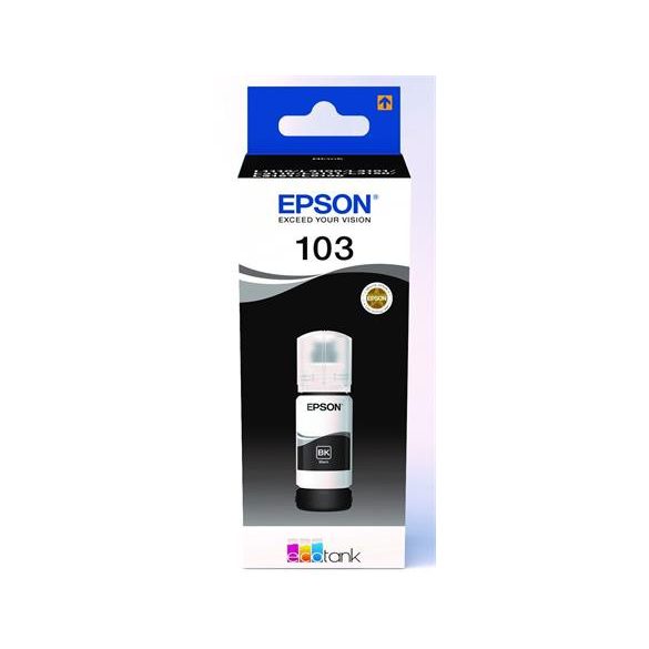 T00S14A Tinta EcoTank L3110, L3150, L1110 nyomtatókhoz, EPSON 103, fekete, 65 ml