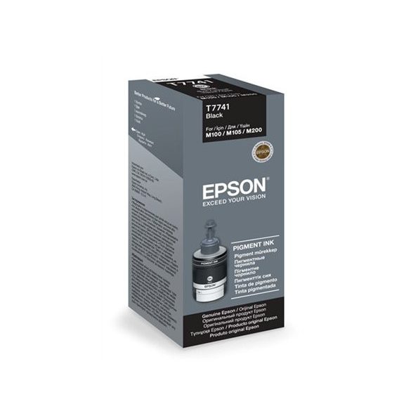 T77414A Tinta Workforce M100, M105 nyomtatókhoz, EPSON, fekete, 140ml