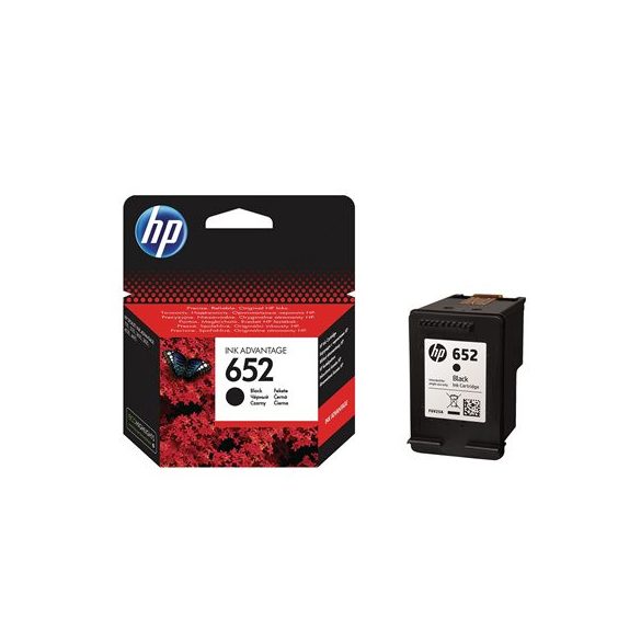 F6V25AE Tintapatron Deskjet Ink Advantage 1115 nyomtatókhoz, HP 652, fekete, 360 oldal