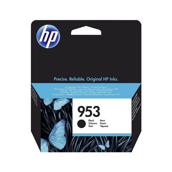 L0S58AE Tintapatron OfficeJet Pro 8210, 8700-as sorozathoz, HP 953, fekete, 1k