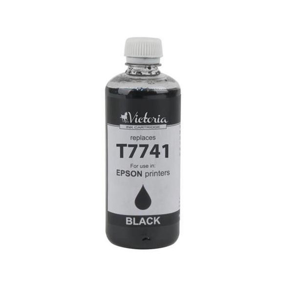 T77414A Tinta Workforce M100, M105 nyomtatókhoz, VICTORIA TECHNOLOGY, fekete, 150ml