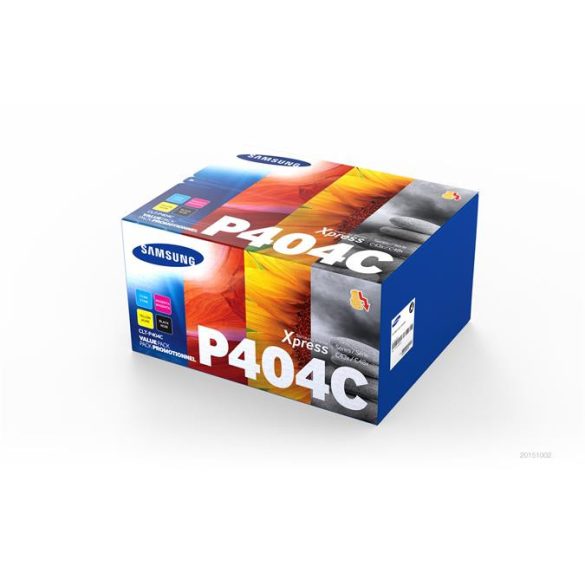 CLT-P404C Lézertoner multipack SL C430W, SL C480W nyomtatókhoz, SAMSUNG, b+c+m+y 1,5k + 3x1k