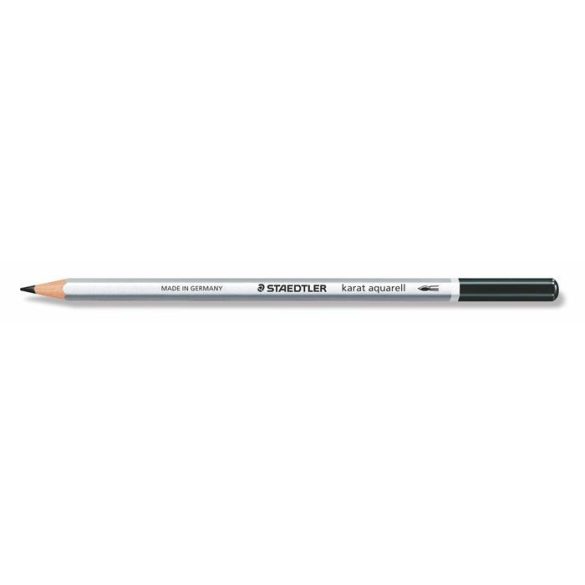 Akvarell ceruza, hatszögletű, STAEDTLER "Karat® aquarell 125", fekete