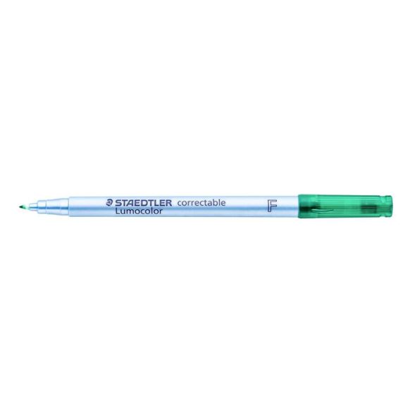 Alkoholmentes marker, OHP, 0,6 mm, STAEDTLER "Lumocolor® 305 F", zöld