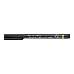   Alkoholos marker, 0,4 mm, STAEDTLER "Lumocolor® special 319 S", fekete