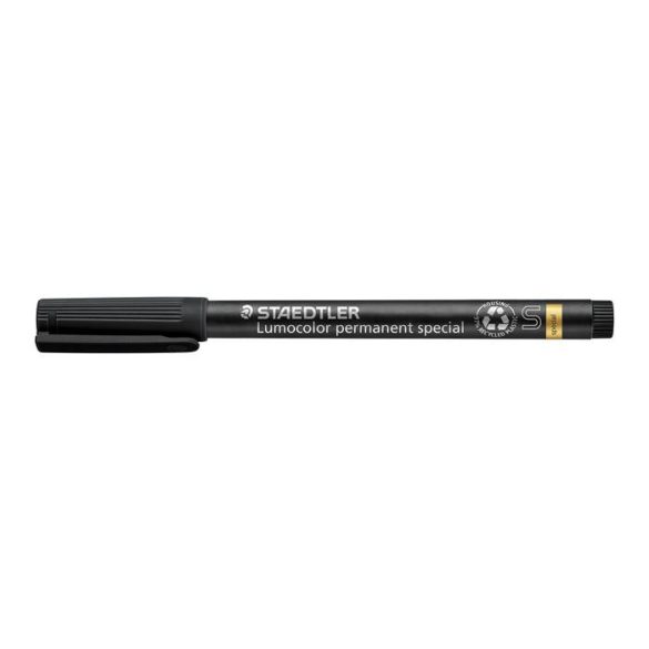 Alkoholos marker, 0,4 mm, STAEDTLER "Lumocolor® special 319 S", fekete