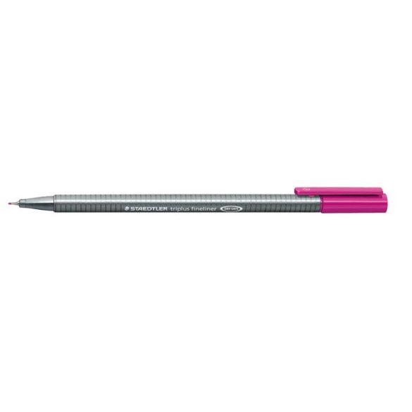 Tűfilc, 0,3 mm, STAEDTLER "Triplus 334", sötétmályva