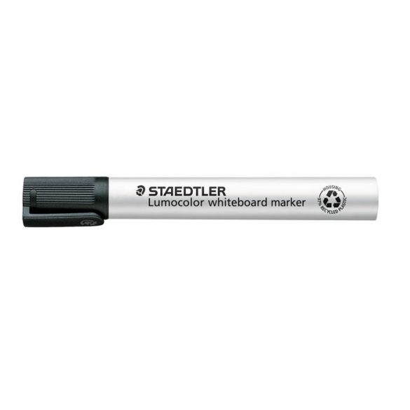 Táblamarker, 2 mm, kúpos, STAEDTLER "Lumocolor® 351", fekete