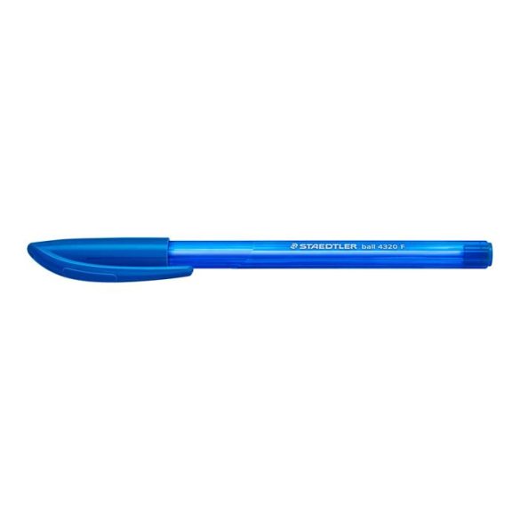 Golyóstoll, 0,3 mm, kupakos, STAEDTLER "Ball 432", kék