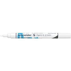   Dekormarker, akril, 2 mm, SCHNEIDER "Paint-It 310", fehér