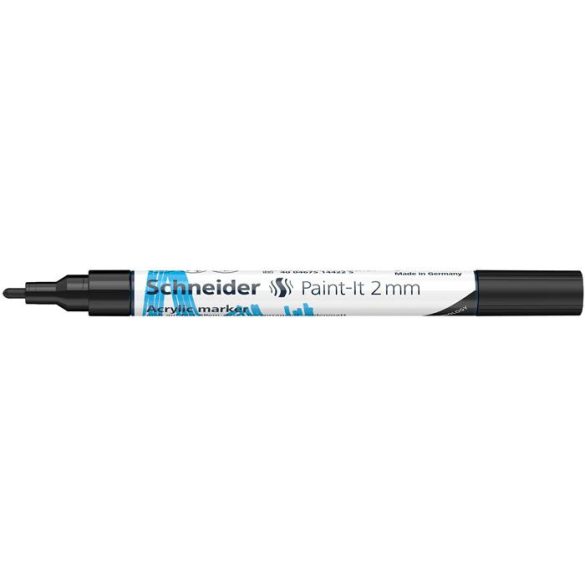 Dekormarker, akril, 2 mm, SCHNEIDER "Paint-It 310", fekete