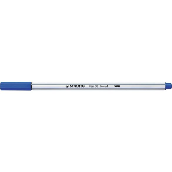 Ecsetirón, STABILO "Pen 68 brush", tengerkék